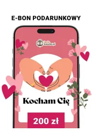 e-Bon Karta Podarunkowa Kocham Ci� 200 z� TaniaKsiazka.pl