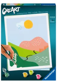 Ravensburger Malowanie po numerach CreArt - Minimalistyczny krajobraz 3 24x30cm