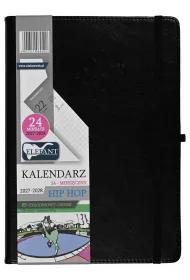 Kalendarz 2027/2028 24 m-cy. Hip hop B5 tygodniowy czarny