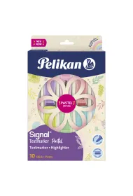 Zakre�lacz signal pastel 10 kolor�w Pelikan