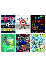 Herlitz Zeszyt A5 Humorous boys trzy linie 16 kartek 10 szt.