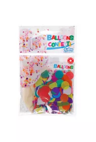Godan Balon Kolorowe Konfetti 12 cali
