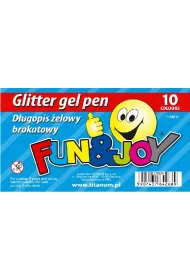 Titanum D�ugopisy �elowe brokatowe 10 szt.