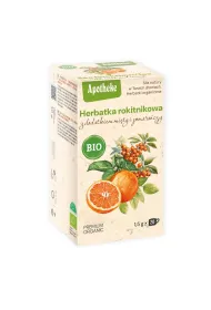 Apotheke Herbatka rokitnikowa z mi�t� i pomara�cz� 20 x 1.8 g Bio