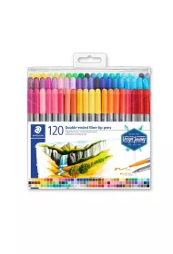 Staedtler Flamastry dwustronne Design Journey, 3 mm i 0.5-0.8 mm, 120 kolor�w 120 szt.