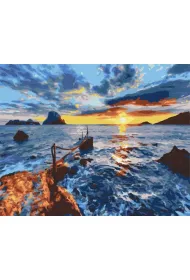 Brushme Malowanie po numerach - Na zachodzie s�o�ca 40x50cm
