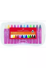 Faber-Castell Kredki �wiecowe Jumbo  w kasetce 12 szt.