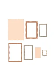 Dalprint dpCraft Zestaw wykrojnik�w ramki z falbank� 7 szt
