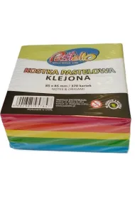 Alfa Pastello Kostka klejona kolorowa 85x85mm 370 kartek