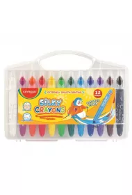 Keyroad Kredki �elowe Smoozy Craft zmywalne 12 szt.