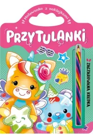 Przytulanki. Zaczarowana kredka. Malowanka z naklejkami