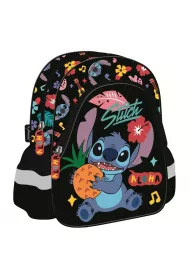 Plecak przedszkolny 11" D1 Stitch Black Aloha