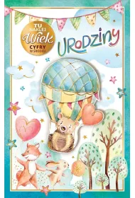 AbCard Kartka okoliczno�ciowa Urodziny (wymienne cyfry)