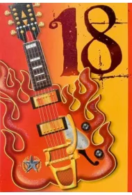 Kukartka Karnet B6 Urodziny gitara DK-230