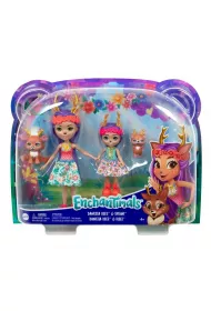 Enchantimals Danessa i Danetta Deer Lalki siostry 2-pak HCF80 Mattel