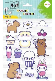 Happy Color Naklejki 3D POP UP - Yummy Yum, Kapibara 146X240 mm