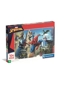 Puzzle 104 elementy Spiderman CLEMENTONI 25014
