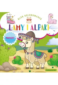 Blok kolorowanek. Lamy i alpaki