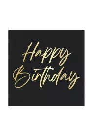 Procos Serwetki papierowe Happy Birthday 33x33cm