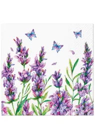 Paw Serwetki 33 x 33 cm Lavender Butterfly TL125200 20 szt.