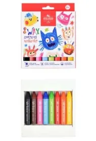 Koh-I-Noor Kredki woskowe alwarelowe 8 kolor�w