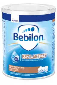 Bebilon Mleko pocztkowe od urodzenia bez laktozy 400 g
