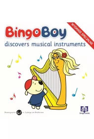 Bingo Boy discovers musical instruments