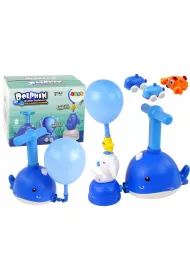 Balonowa wyrzutnia autek delfin LeanToys