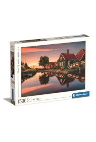 Puzzle 1500 el. HQ Zaanse Schans Clementoni