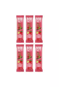 Bob Snail Przekska jabkowo-truskawkowa bez dodatku cukru Zestaw 6 x 14 g