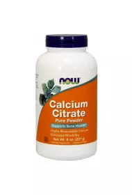 Now Foods Calcium Citrate - Cytrynian Wapnia Suplement diety 227 g