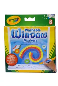 Crayola Flamastry do rysowania po szkle 58-8165 8 szt.