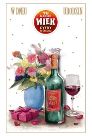 AbCard Kartka okoliczno�ciowa Urodziny (wymienne cyfry)