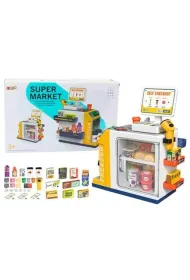 Kasa supermarketu ze skanerem �wiat�o i d�wi�k LeanToys