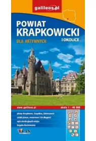 Powiat krapkowicki i ololice mapa 1:40000 Galileos