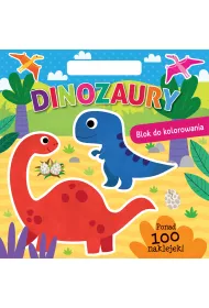 Dinozaury. Blok do kolorowania