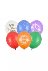PartyDeco Balony Happy Birthday To You 30 cm