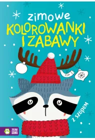 Zimowe kolorowanki i zabawy z szopem