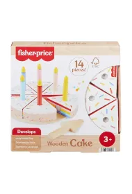 Fisher-Price. Drewniany tort urodzinowy Mattel