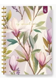 Cozywood Ko�onotatnik ozdobny B5 Magnolia kratka 160 kartek