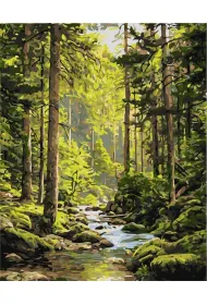 Ideyka Malowanie po numerach - �r�d�o spokoju 40x50cm