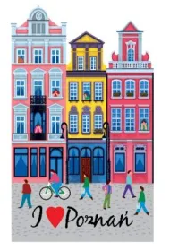 Pan Dragon Magnes I love Poland Pozna� ILP-MAG-C-POZ-08