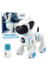 Piesek interaktywny robot pilot �wiat�o d�wi�k LeanToys