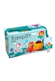 Moje pierwsze puzzle. 3 uk�adanki. Transport Barbo Toys