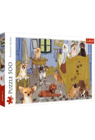 Puzzle 500 el. Pok�j van Gogha Psia Rewolucja Trefl