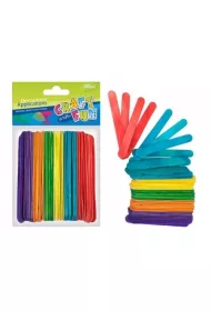 Craft with Fun Ozdoba drewniane patyczki kolorowe