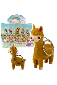 LeanToys Brelok do kluczy lama latarka
