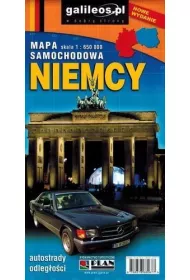 Mapa samochodowa Niemcy 1:650 000