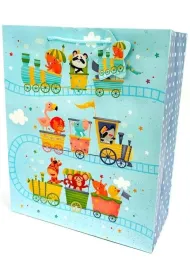 Fresh Torebka ozdobna matowa Ciuchcia 26x32x12cm