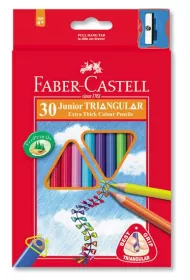 Faber-Castell Kredki Jumbo tr�jk�tne + temper�wka 30 szt.